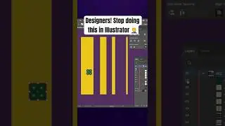 How to perfectly align shapes in Adobe Illustrator #adobeillustrator #graphicdesign #howto #shorts