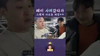 레이 사러갔다가 그랜저 사는 과정ㅋㅋ #깨방정 #shorts #정믿음#중고차 허위딜러