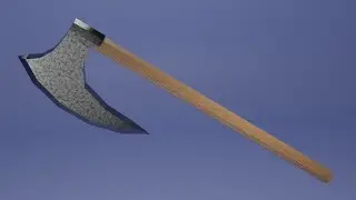 Modeling a Low Poly Axe in Blender