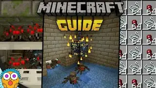Spider Xp Farm in minecraft pocket edition 1.18 survival series Part-4/