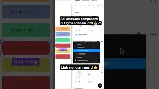 Usa i componenti di Figma come un PRO 💪💪💪 #figma #figmatips