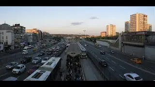 Daily life in Istanbul, the capital of southern Europe