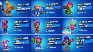Todas as skins exclusivas do Brawl stars