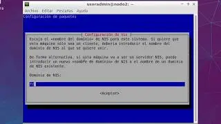 Instalación de NIS en un clúster  Linux (Lubuntu)