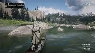 Fishing in a Moving Canoe in RDR2