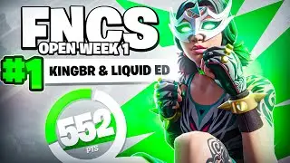 PEGAMOS TOP 1 NA FNCS OPEN🔥 Ft. Liquid Ed