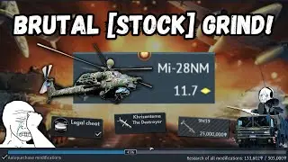 I HARASS my Enemies with [Stock] Top Tier 𝐌𝐎𝐍𝐒𝐓𝐀🔥(Don't judge me...💀) | Mi-28NM Grind Experience