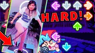 Can I BEAT Friday Night Funkin on Hard WITH MY FEET!?