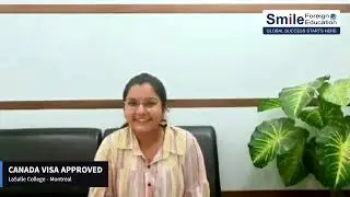 Maitry Bhagwanbhai Chavda || Canada Visa Approved LaSalle College - Montreal