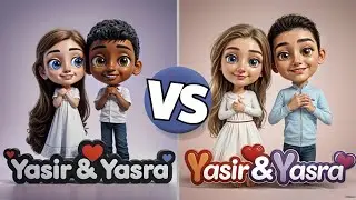 Instagram viral 3D  realistic couple image from ideogram Creator|3D viral editing image creator