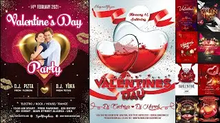 Creative Valentine Day Flyers Photoshop Tutorial