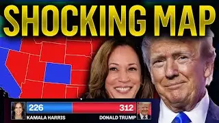 Kamala Harris vs Donald Trump New 2024 Election Night Map Prediction | September - After Honey Moon!