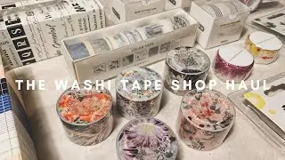$100 worth of washi tape | unboxing + haul ft. the washi tape shop