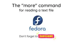 #11 - Basic Linux Command | with Fedora 35 Workstation | more command