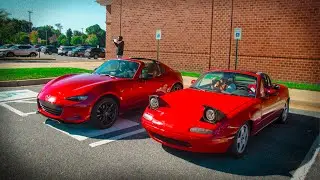 When a New Miata Meets an Old Miata…