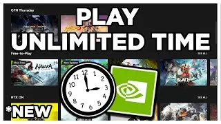 *NEW* HOW TO PLAY UNLIMITED TIME ON GEFORCE NOW FOR FREE (2023)
