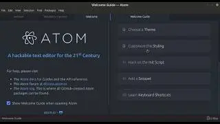 How To Install Atom Text Editor  on Ubuntu or linux mint
