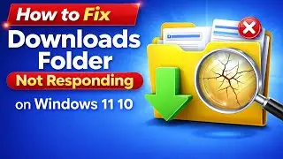 How To Fix Downloads Folder Not Responding on Windows 11 10 :Tutorial