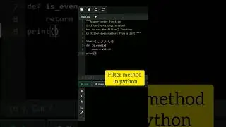 filter function in python 