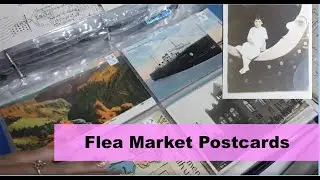 Postcards at a Montana Flea Market in February