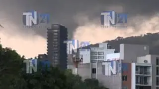 Torbellino en colonia Escalon de San Salvador