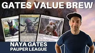 MIDRANGE VALUE! This is Pauper Naya Gates looking to out grind the opponent and bash in!