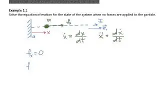 Particle Dynamics Screencast 2.2 - Straight-Line Motion with No Force