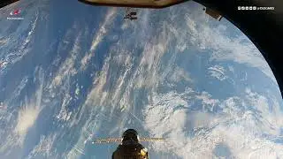 Contrails of Aircraft //View from Space//