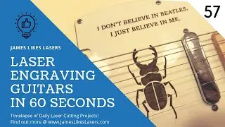 Day 57:  Lasering Guitar Pick boards