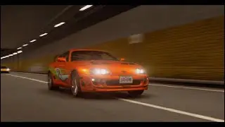 Fast & Furious - Brian's Supra in Tokyo [4K]