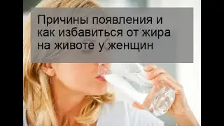 Причины появления и как избавиться от жира на животе у женщин