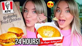 I Only Ate KFC for 24 HOURS !! 🍗🐔
