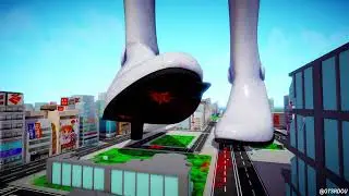 【巨大娘】MMD Giantess Toki's Game！