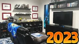 I Moved! NEW 2023 PC Gaming Setup Tour! LEGO Collection & MORE!