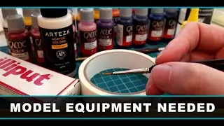 All the Equipment needed for 3D Printing and Model Painting