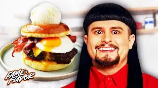 Oliver Tree Makes $650 Donut Burger | Fame & Flavor