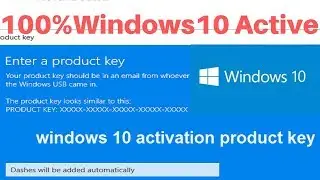 How to Activate Windows 10 without key,Windows 10 Active