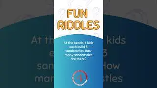 Beach Day Math: Counting Sandcastles!  #quiz #brainteaser #riddles #logicpuzzle #trivia #quiz