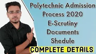 Diploma Admission 2020 | Polytechnic Admission Process Details | पॉलिटेक्निक प्रवेश प्रक्रिया  MSBTE