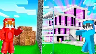 Nacho vs Dagar: Reto de Construcción de MANSIÓN en Minecraft
