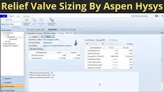 Relief Valve Sizing By Aspen Hysys | Pressure Safety Valve Sizing by Aspen Hysys | Aspen Hysys