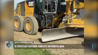 Se asfaltează cartierul Canepiste din Remetea Mare