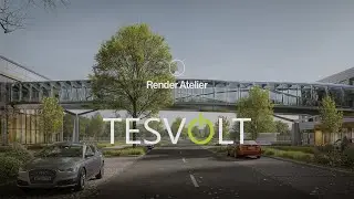 Architectural Animation for TESVOLT Gigafactory | 3D Visualization for PBM Group and Goldbeck