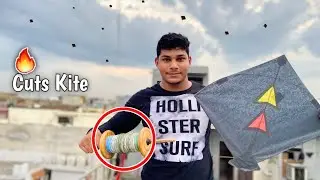 Kite cutting easily | kite flying | kites vlog |
