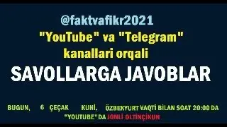 Yozilimçilarning savollariga javoblar