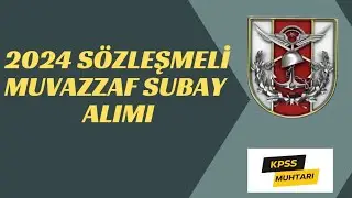 2024 SÖZLEŞMELİ MUVAZZAF SUBAY ALIMI #kpss2024 #subay #subayalımı #sözleşmelier #jandarma