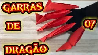 Como fazer garras de dragão 07 #dragonclaw #paperclaws #dragon