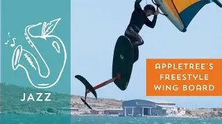 Product video of the JAZZ: Appletree’s freestyle and light wind wing board