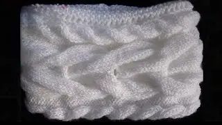 🧶 How to Knit a Double Infinity Scarf 