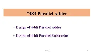 7483 as Adder and Subtractor